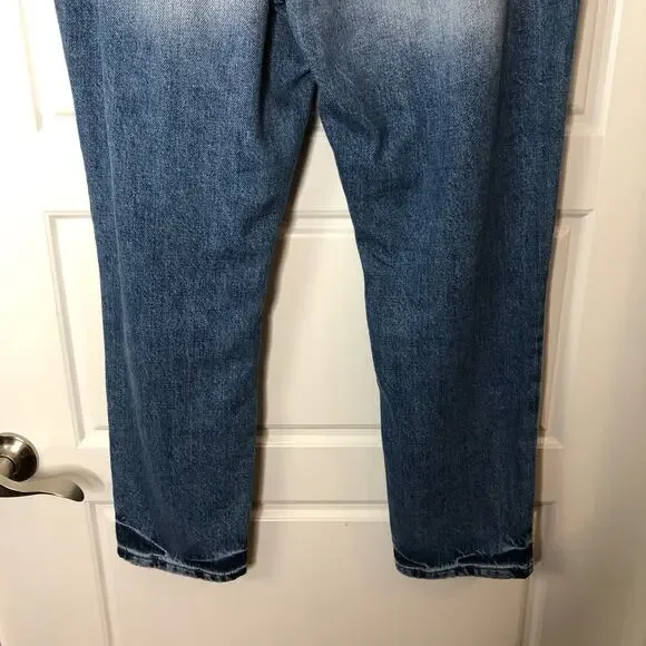 KanCan Womens Artemis High Rise Boyfriend Distressed Jeans Size 13/30 Med Wash - Picture 9 of 11